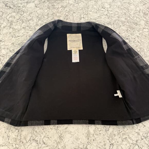 Ralph Lauren Denim & Supply Mens Black Plaid Vest Waistcoat Size Small Academia - Picture 6 of 14